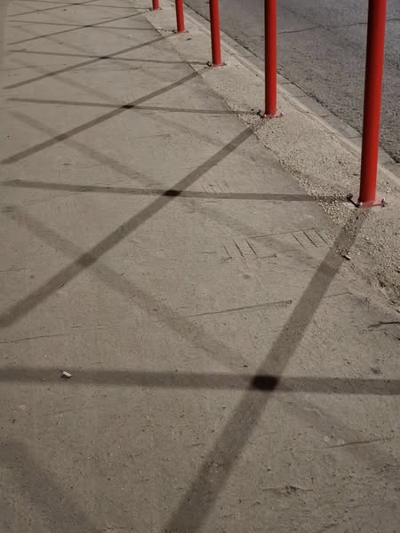 shadows of poles